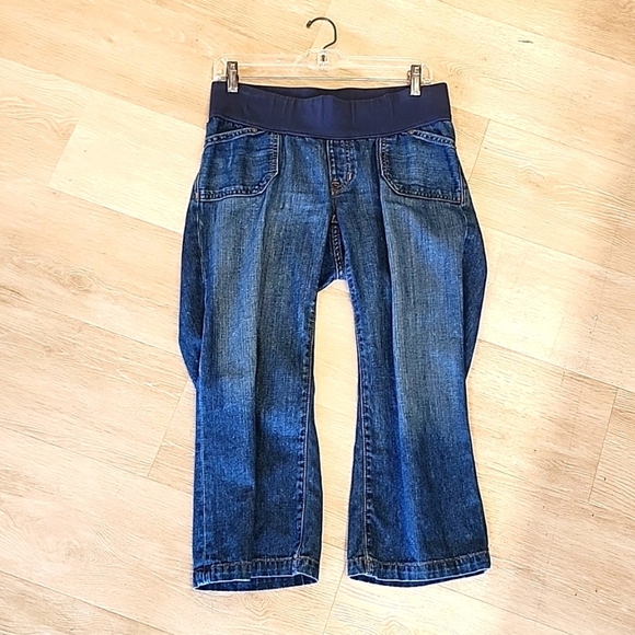Gap DENIM UNDER BELLY CAPRIS VINTAGE 2007 - Picture 1 of 3
